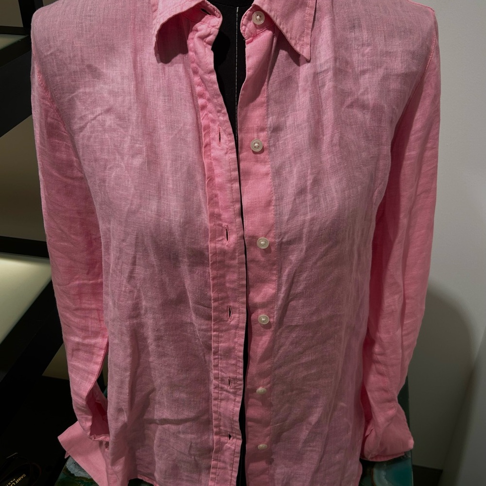 Pink Button-Up Shirt